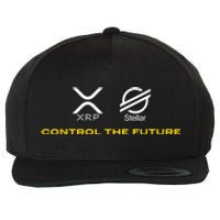 Cryptocurrency XRP XLM Coin Control The Future Wool Snapback Cap