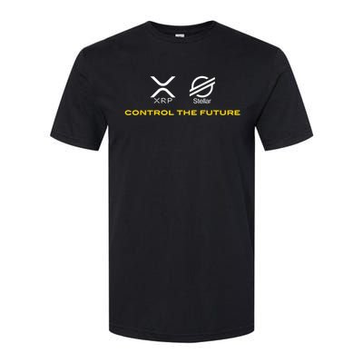 Cryptocurrency XRP XLM Coin Control The Future Softstyle CVC T-Shirt