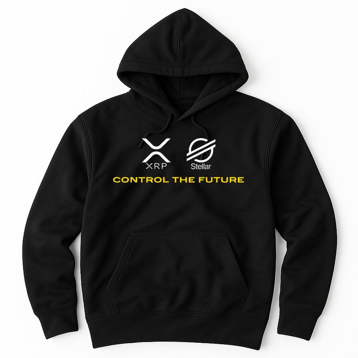Cryptocurrency Xrp Xlm Coin Control The Future Hoodie