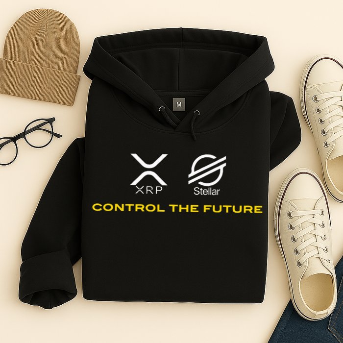 Cryptocurrency Xrp Xlm Coin Control The Future Hoodie
