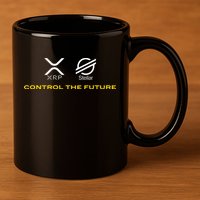 Cryptocurrency Xrp Xlm Coin Control The Future 11oz C Handle Ceramic Mug