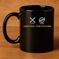 Cryptocurrency Xrp Xlm Coin Control The Future 11oz C Handle Ceramic Mug