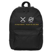 Cryptocurrency Xrp Xlm Coin Control The Future 16 in Basic Backpack