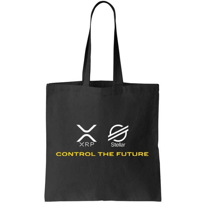 Cryptocurrency Xrp Xlm Coin Control The Future Tote Bag