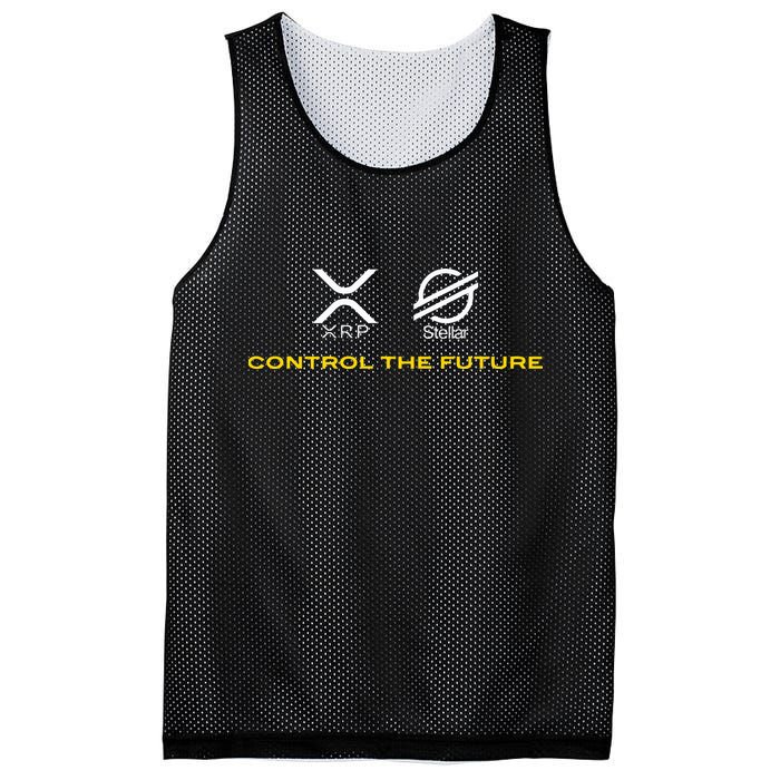 Cryptocurrency Xrp Xlm Coin Control The Future Mesh Reversible Basketball Jersey Tank