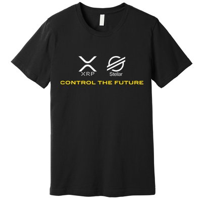 Cryptocurrency Xrp Xlm Coin Control The Future Premium T-Shirt