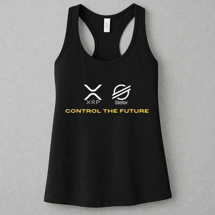 Cryptocurrency Xrp Xlm Coin Control The Future Womens Tank Top
