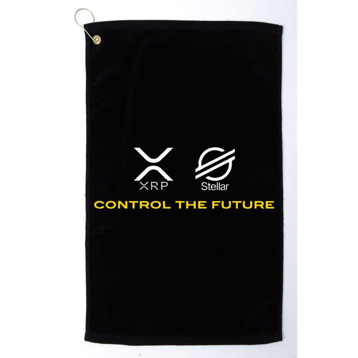 Cryptocurrency Xrp Xlm Coin Control The Future Golf Towel