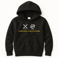 Cryptocurrency Xrp Xlm Coin Control The Future Kids Hoodie