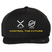Cryptocurrency Xrp Xlm Coin Control The Future Wool Snapback Cap