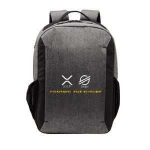 Cryptocurrency Xrp Xlm Coin Control The Future Vector Backpack