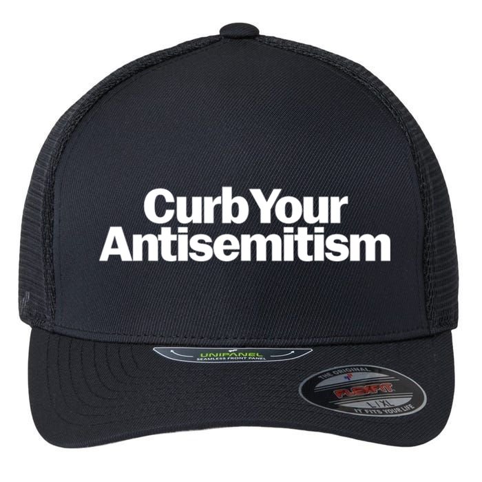 Curb Your Antisemitism Parody Flexfit Unipanel Trucker Cap