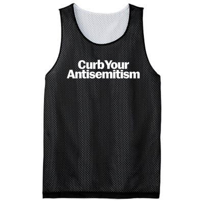 Curb Your Antisemitism Parody Mesh Reversible Basketball Jersey Tank