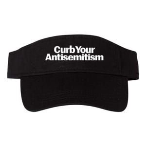 Curb Your Antisemitism Parody Valucap Bio-Washed Visor