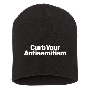 Curb Your Antisemitism Parody Short Acrylic Beanie