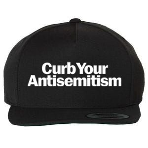 Curb Your Antisemitism Parody Wool Snapback Cap