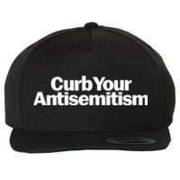 Curb Your Antisemitism Parody Wool Snapback Cap