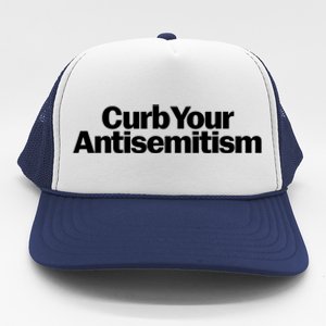 Curb Your Antisemitism Parody Trucker Hat