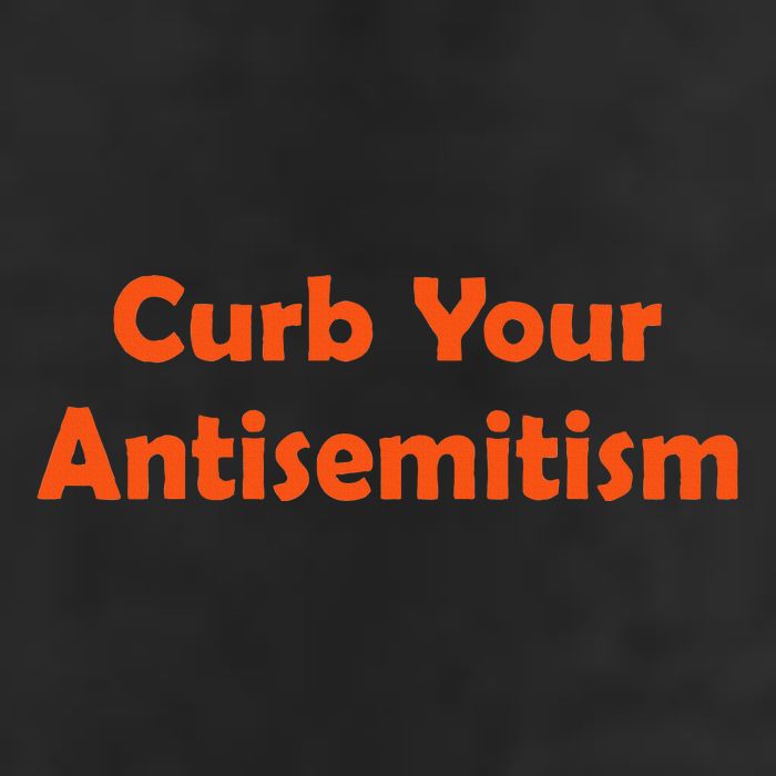 Curb Your Antisemitism Stand Against Hate And Discrimination Cool Comfort Performance Bucket Hat