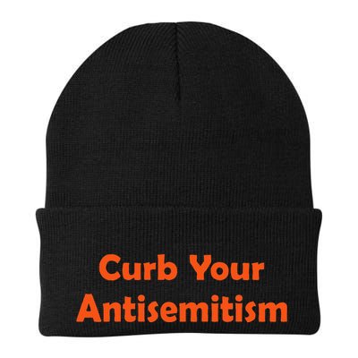 Curb Your Antisemitism Stand Against Hate And Discrimination Beanie