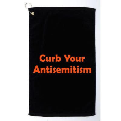 Curb Your Antisemitism Stand Against Hate And Discrimination Golf Towel