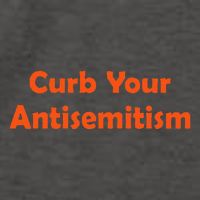 Curb Your Antisemitism Stand Against Hate And Discrimination Vector Backpack