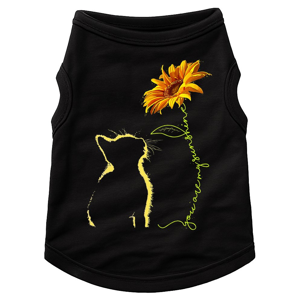 Cat You Are My Sunshine Cats Tee Gifts Doggie Tank