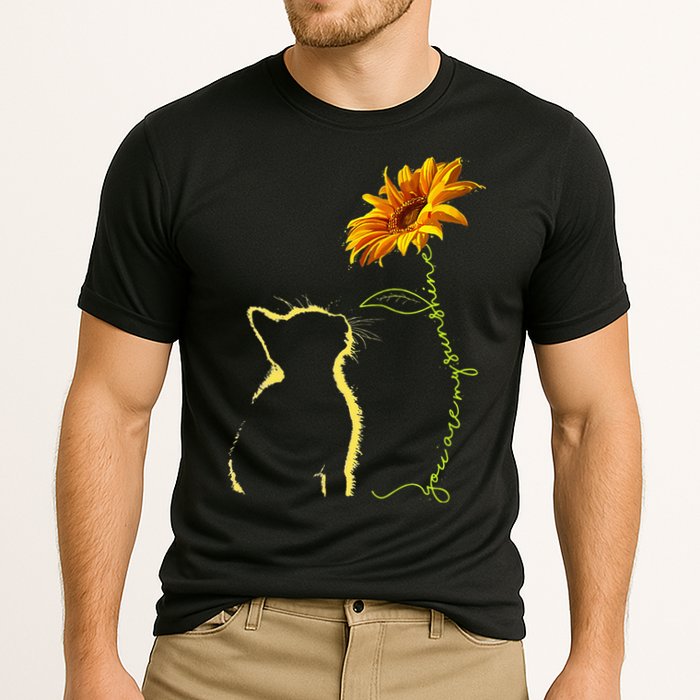 Cat You Are My Sunshine Cats Tee Gifts Cooling Performance Crew T-Shirt