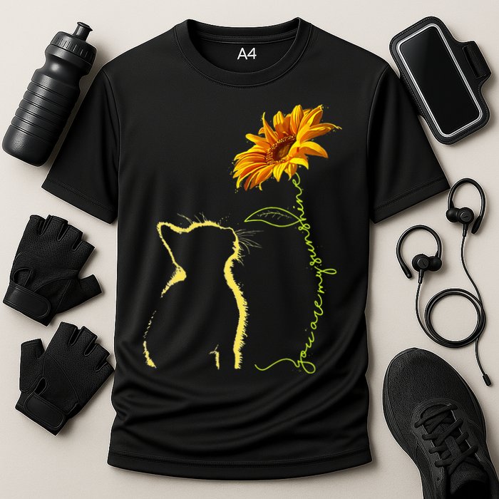 Cat You Are My Sunshine Cats Tee Gifts Cooling Performance Crew T-Shirt
