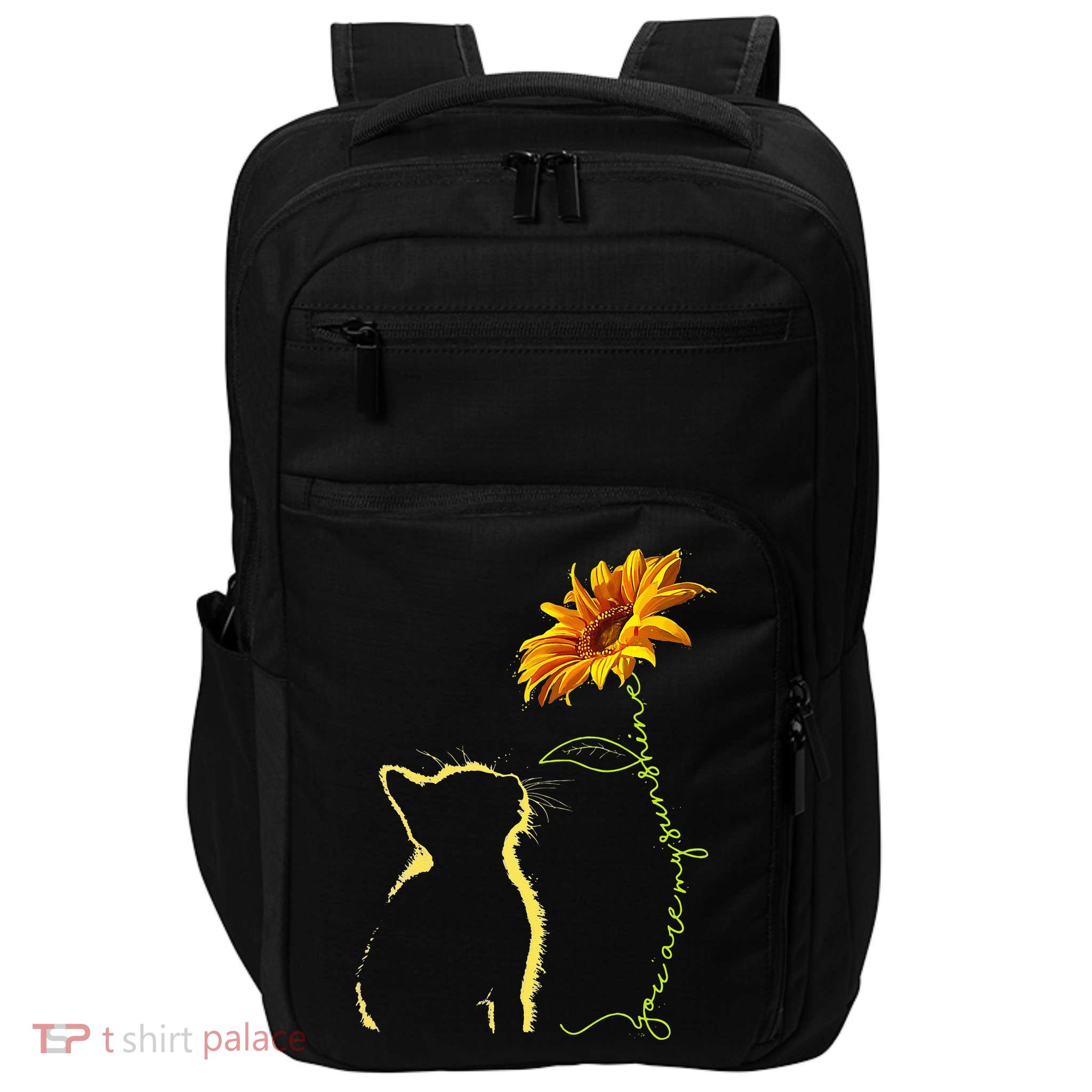 Cat You Are My Sunshine Cats Tee Gifts Impact Tech Backpack