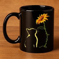 Cat You Are My Sunshine Cats Tee Gifts 11oz C Handle Ceramic Mug