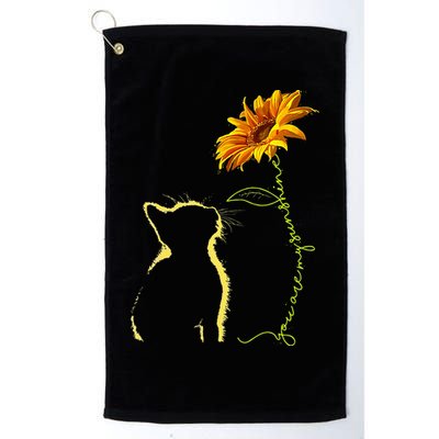 Cat You Are My Sunshine Cats Tee Gifts Golf Towel