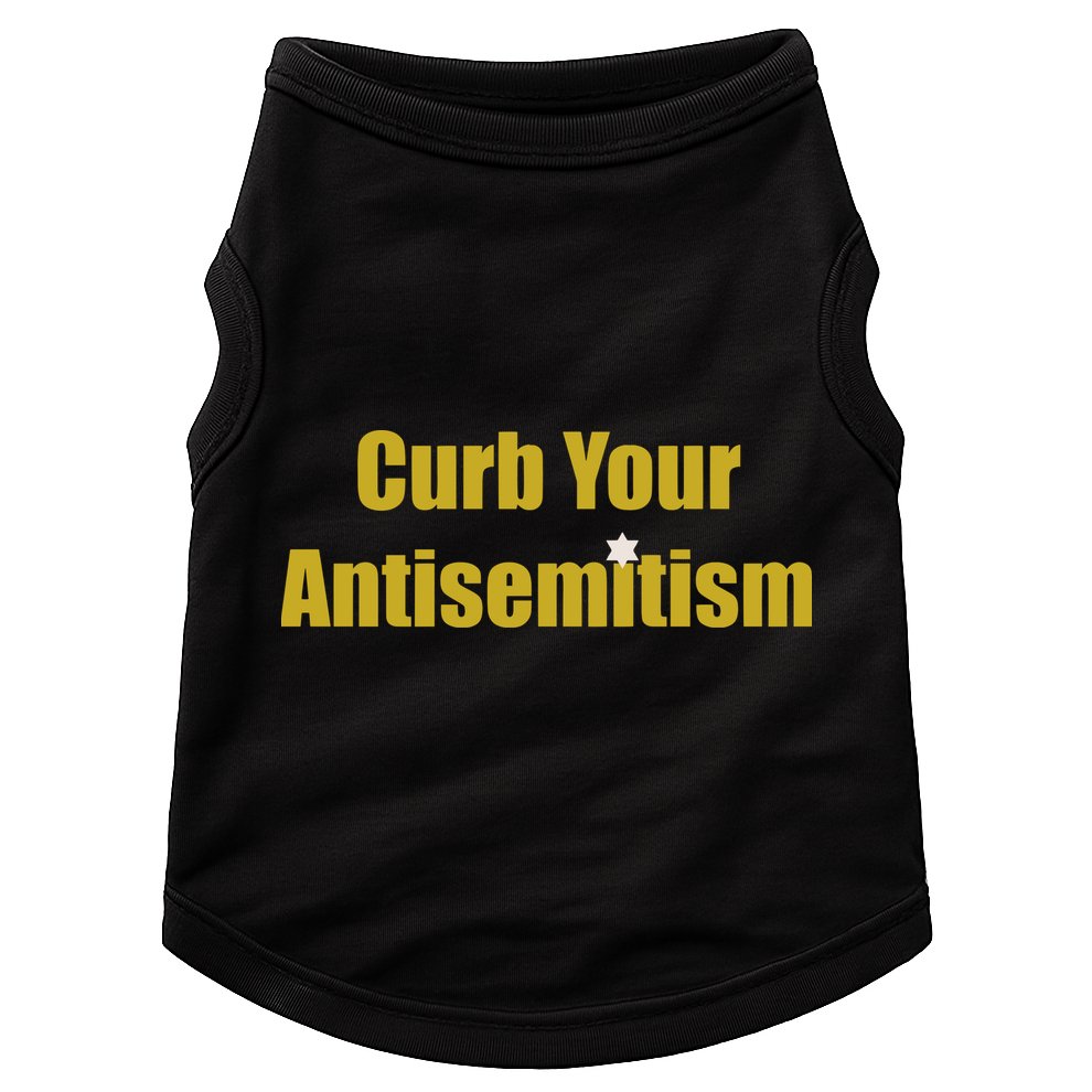 Curb Your Antisemitism Support Israel Doggie Tank