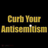 Curb Your Antisemitism Support Israel Sustainable Bucket Hat