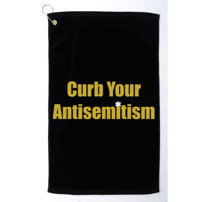 Curb Your Antisemitism Support Israel Golf Towel