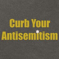 Curb Your Antisemitism Support Israel Cotton Canvas Backpack