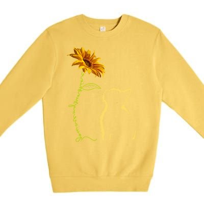 Cat You Are My Sunshine Funny Premium Crewneck Sweatshirt