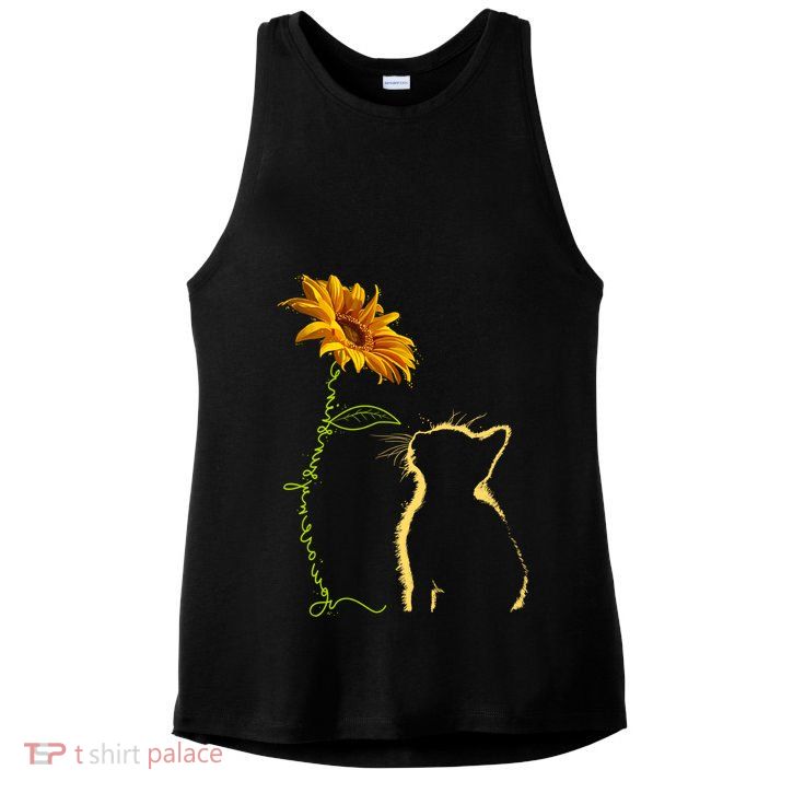 Cat You Are My Sunshine Funny Ladies PosiCharge Tri-Blend Wicking Tank