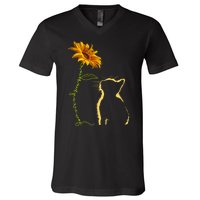 Cat You Are My Sunshine Funny V-Neck T-Shirt