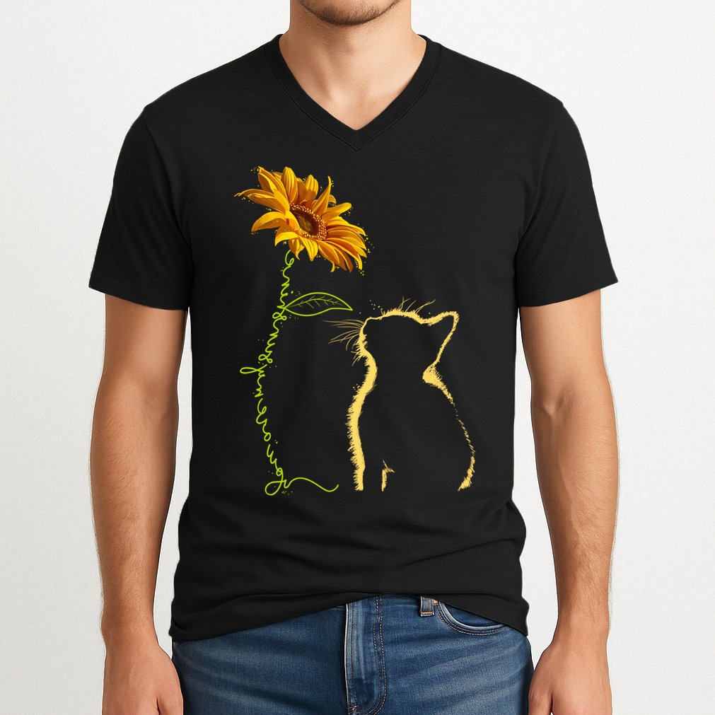 Cat You Are My Sunshine Funny V-Neck T-Shirt
