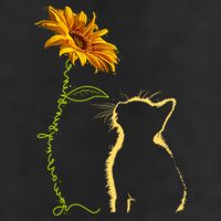 Cat You Are My Sunshine Funny Adult Drive Performance Visor