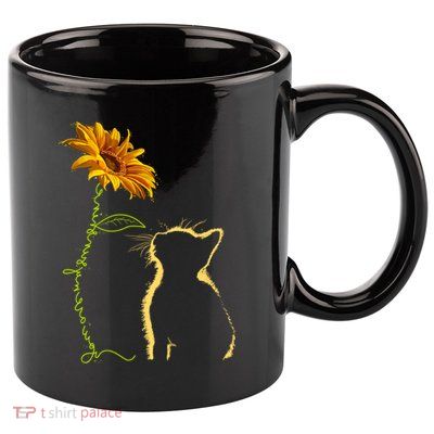 Cat You Are My Sunshine Funny 11oz C Handle Ceramic Mug