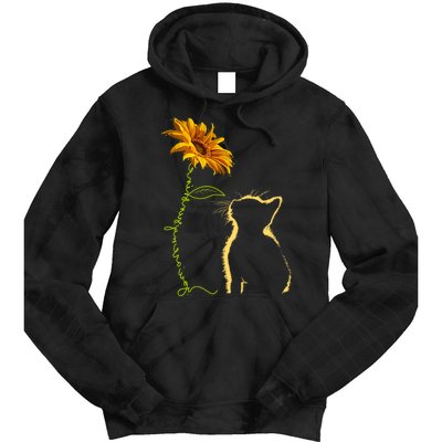 Cat You Are My Sunshine Funny Tie Dye Hoodie