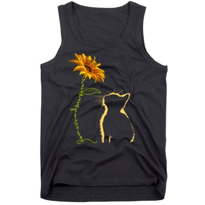 Cat You Are My Sunshine Funny Tank Top