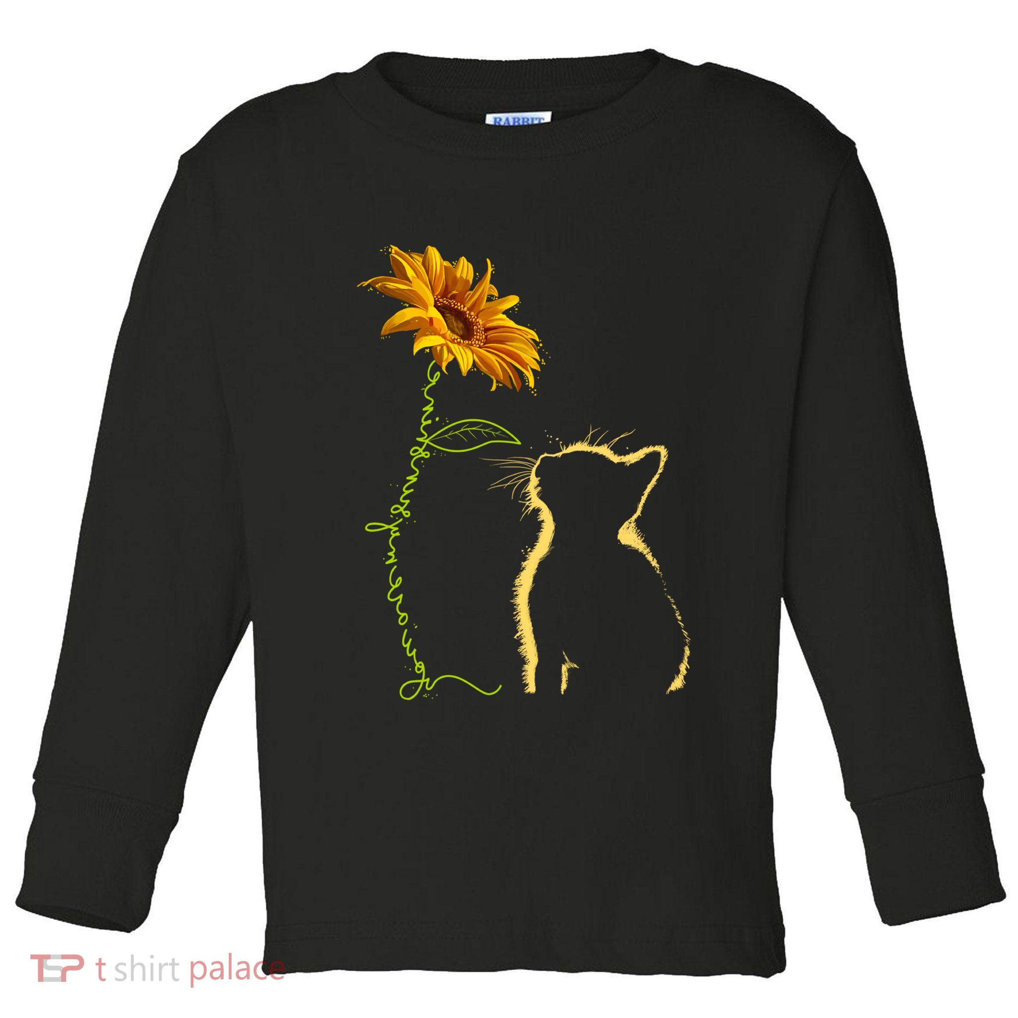 Cat You Are My Sunshine Funny Toddler Long Sleeve Shirt