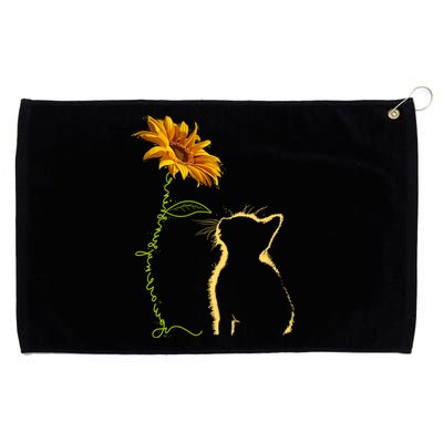 Cat You Are My Sunshine Funny Grommeted Golf Towel