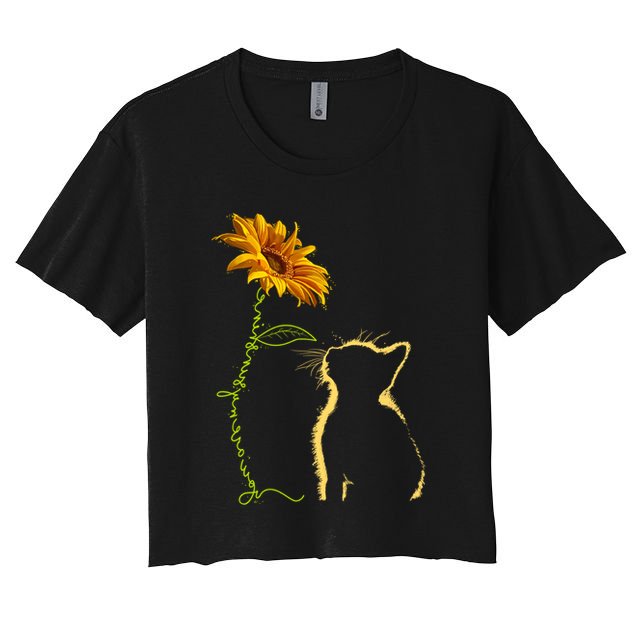Cat You Are My Sunshine Funny Crop Top