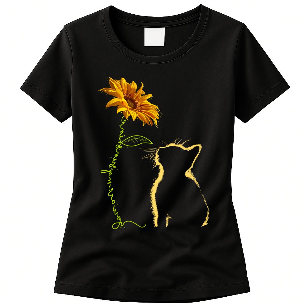 Cat You Are My Sunshine Funny Womens T-Shirt