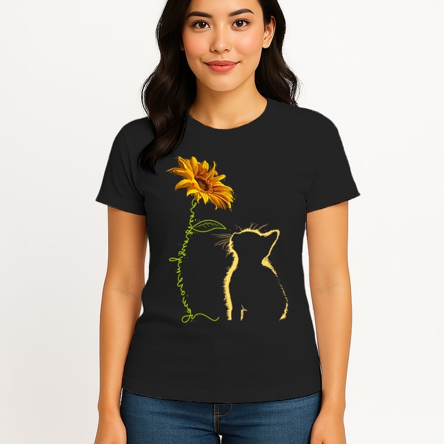 Cat You Are My Sunshine Funny Womens T-Shirt