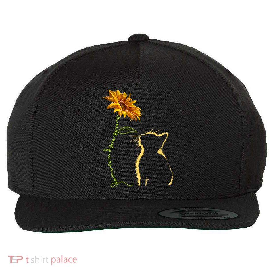 Cat You Are My Sunshine Funny Wool Snapback Cap